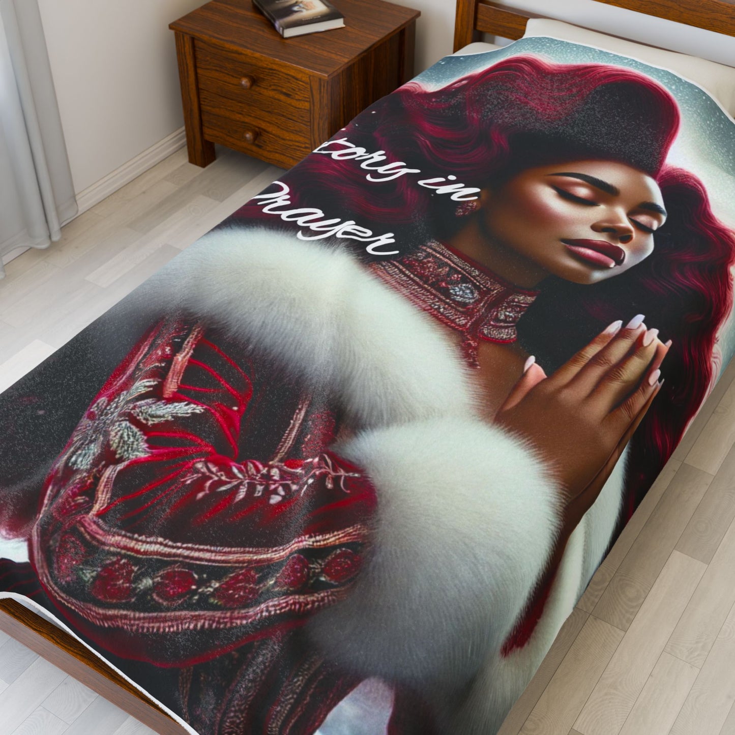 Plush Blanket - Christian Women - The Lord Will Never Leave You