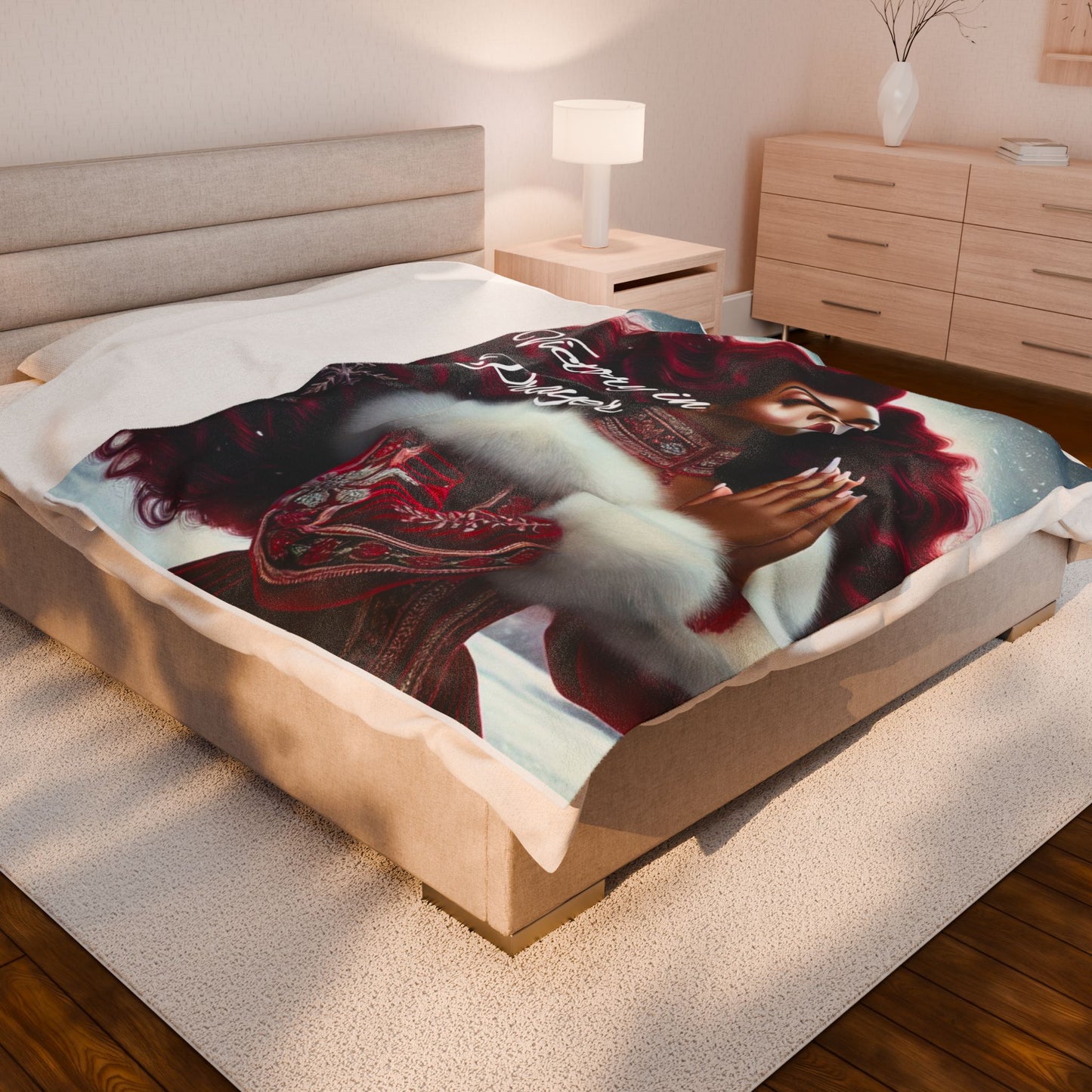 Plush Blanket - Christian Women - The Lord Will Never Leave You