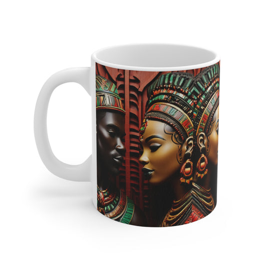 African King & Queen Mug — 11oz Ceramic Coffee Mug