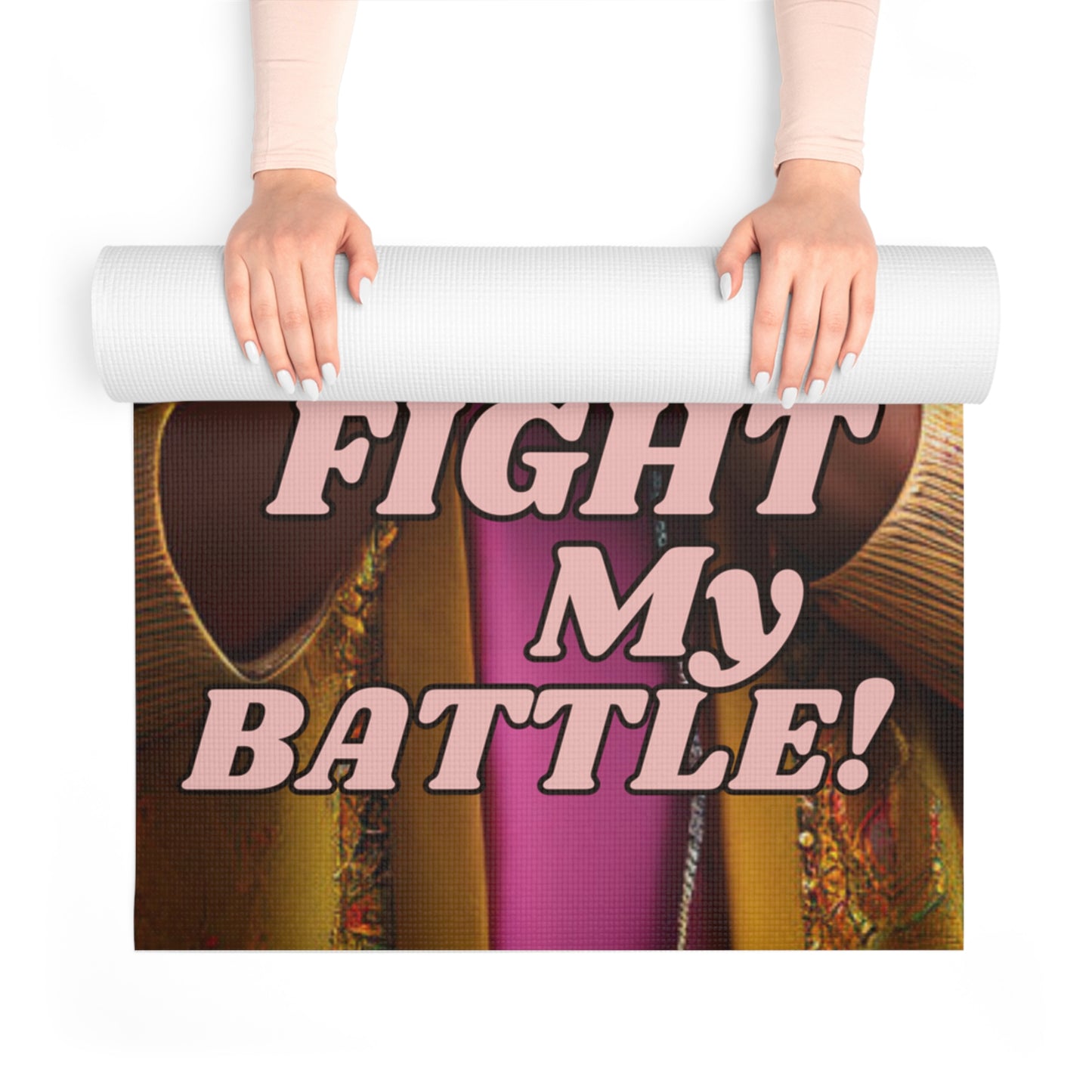 "This Is How I Fight My Battle!" Prayer Mat