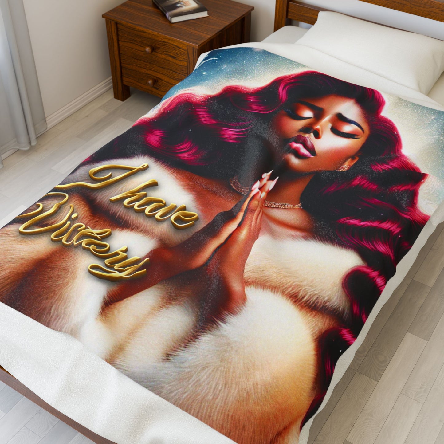 I Have Victory Velveteen Plush Blanket
