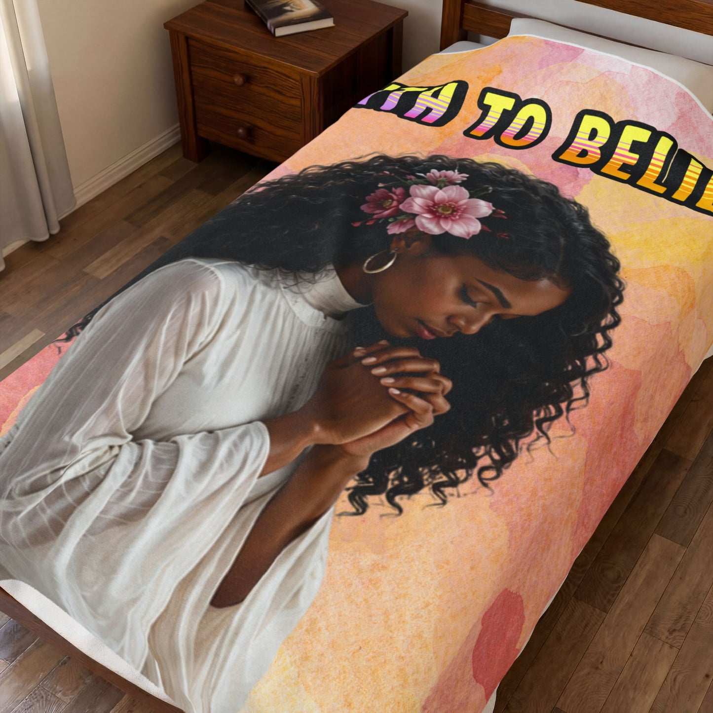 Copy of Copy of Rest is Here Plush Comfort Velveteen Blanket