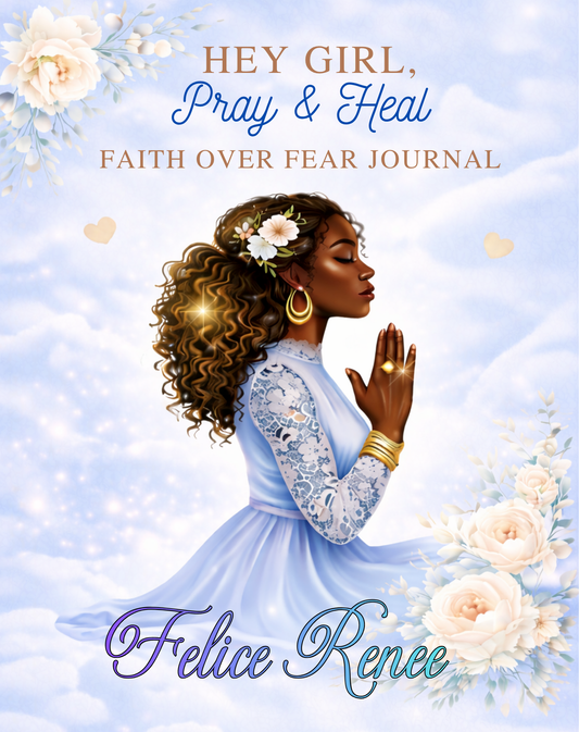 Hey Girl Heal & Prayer Journal Sky Blue