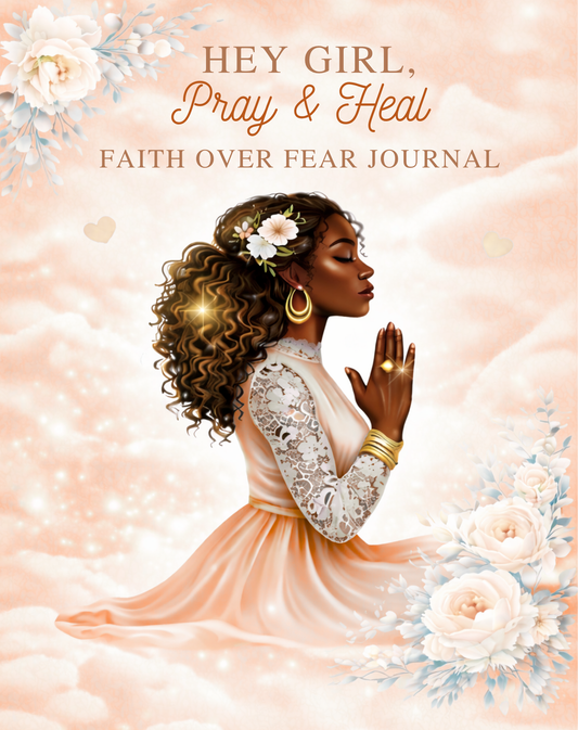 Hey Girl Heal & Prayer Journal Peach Sky