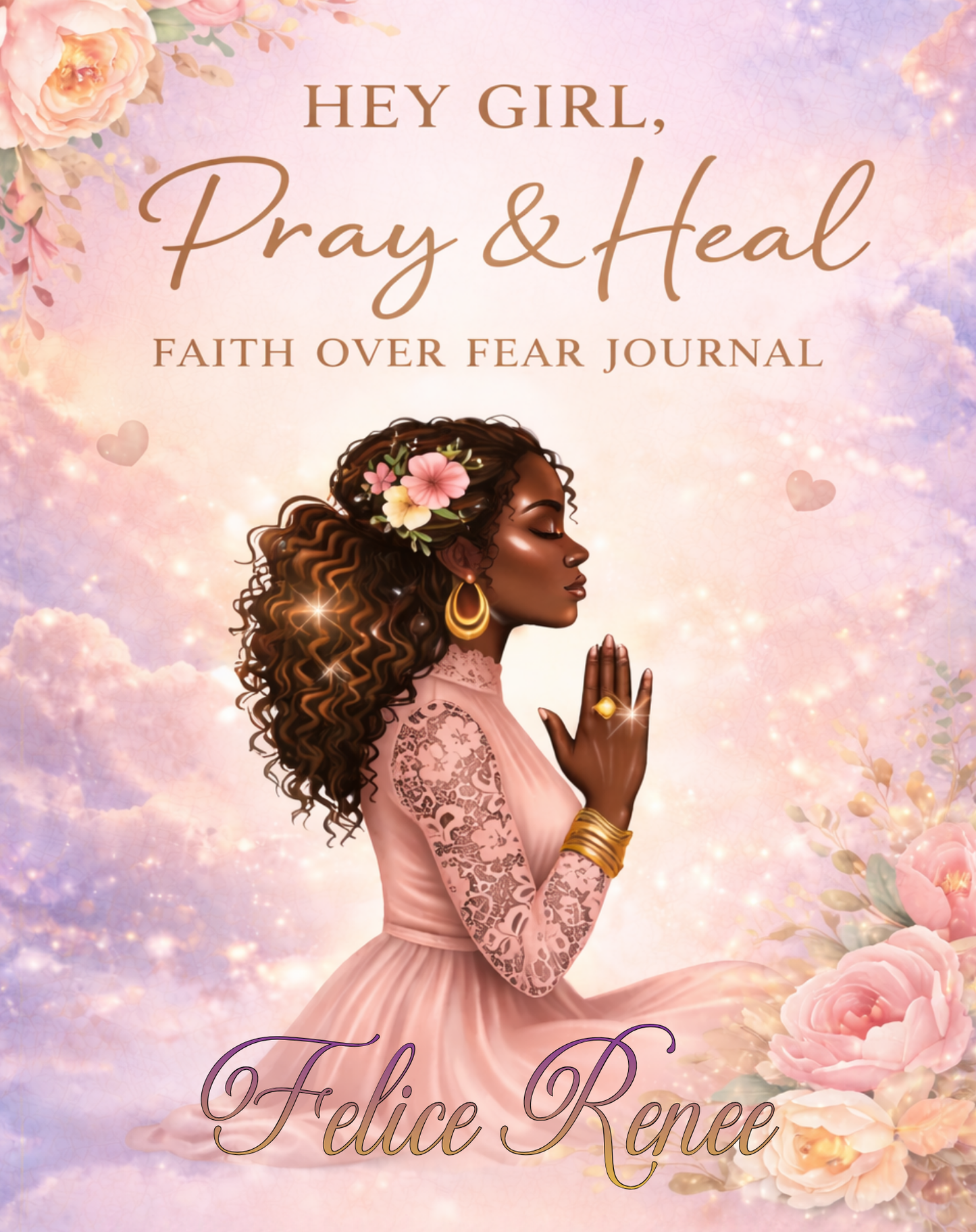 Hey Girl Heal & Prayer Journal Pink Sky